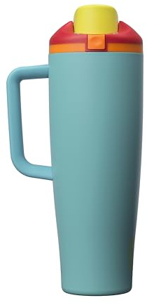 Owala FreeSip Tumbler Insulated Stainless Steel Water Bottle with Built-in Straw and Side Handle, For Travel, Work, School, and Sports, 40oz, BPA Free, Leak Proof, Summer Sweetness