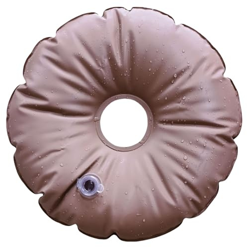 pumpumlia Große befüllbare Wasserballast-Tasche, Strandschirm, Ständer, Stabilisator, Sonnenschirm, PVC-Basis, faltbar, winddicht, für den Außenbereich, winddicht, Gewichtstasche für Terrassen, Möbel
