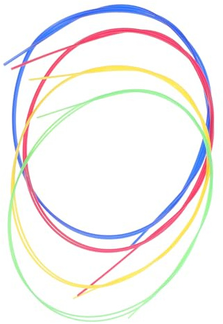 HONITANO 4 Stück Teiliges Bunte Nylon saiten für Ukulele Glatte Oberfläche Einfache Installation Geeignet für Sopran Konzert Tenor modelle Vielseitiges Zubehör für Saiteninstrumente