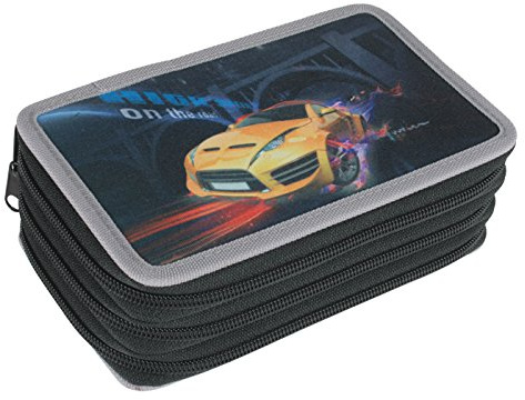 Livepac-Office Tripledecker Federtasche mit Namensgravur - Federmappe - Schüleretui - 31tlg.