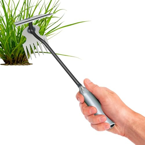 Generico Strumento di Diserbo,Rastrello Manuale - Diserbante Manuale da Giardino Attrezzi Giardinaggio - per Uomini Donne Giardinieri Esterno Prato Patio Giardino Cortile Piantagione
