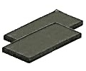 CRL 1/16 x 1 x 2 Neoprene Setting Blocks - 80 Durometer - 100 Pack