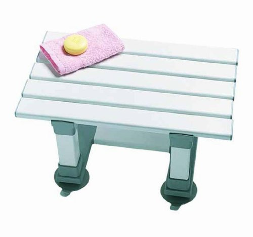 Aidapt Plastic 8 Slatted In Bath Seat with Suction Cups
