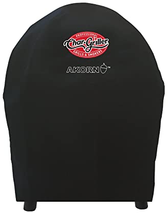 Char-Griller 6659 AKORN Jr. Portable Kamado Charcoal Grill Cover, Black
