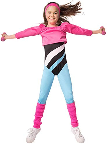 dressforfun 900568 Fitness-Sternchen, Aerobic-Outfit im Stil der 80er Jahre (116| Nr. 302731)
