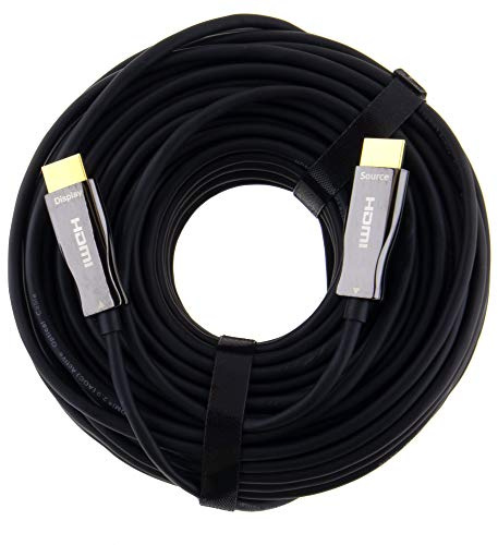 SeKi 30m Optisches Glasfaser HDMI 2.0b Kabel - UHD 2160p 4K@60Hz 4:4:4 HDR HDCP 2.2