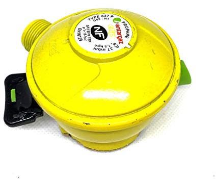 Antargaz - Detenditore a clip per propano, 37 Mbar, per Elfi 1,5 kg/h, compatibile con diserbo fai da te, riscaldamento e pianoforte di cottura