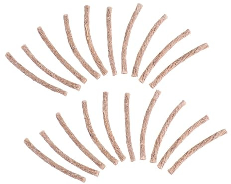 20pcs Anzündhilfe Feuer Zunder Feuerschnur für Wandern Lagerfeuer Hobo Kocher Kamin Grill Überleben Camping Zubehör