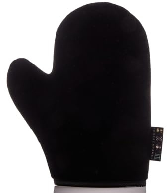 Rose & Caramel Deluxe Tanning Mitt Double Layered Thick Self Tan Mitt, Washable, Reusable, streak free look, perfect hand and feet application