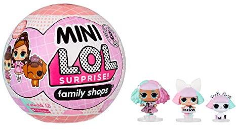 LOL Surprise Mini Family - Assortiment ALÉATOIRE - Jeu de Boules Comprenant 3 poupées Mini Tween à Collectionner et des Surprises - Idéal pour Les Enfants de 4 Ans et Plus