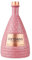 SIXTOWNS Staffordshire Pink Rhubarb Gin | 70cl Bottle | Fancy Baby Pink British Porcelain Kiln Bottle | (37.5% ABV Alcohol) Light Fruity Rhubarb Flavour