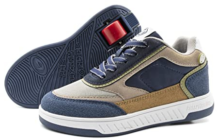 BREEZYROLLERS 2241901, Rollschuh, Schuhe mit Rollen, 2-in-1 Kinderschuhe, Skateboardschuhe, Sneakers (eu_Footwear_Size_System, Little_Kid, Numeric, medium, Numeric_29)