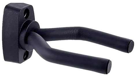 TK Gruppe Timo Klingler 5x Gitarrenhalter schwarz - Wandhalterung & Halterung für Wand - Instrumente wie Gitarre & Bass & E Gitarre - Wandhalter - Saiteninstrumente