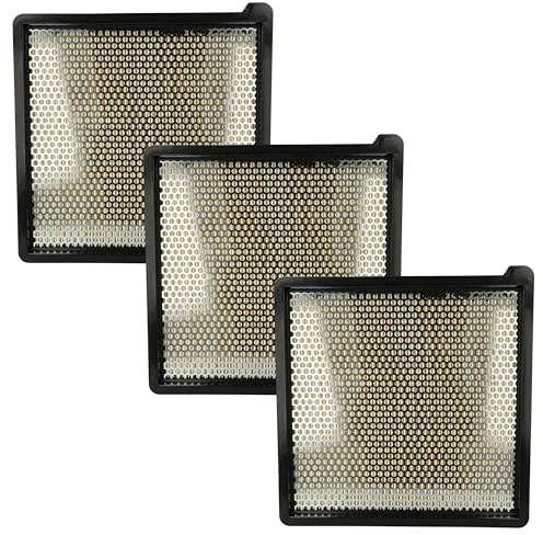 vhbw 3x Flachfaltenfilter kompatibel mit Kärcher KM 75/40 WG | KM 75/40 W Bp Pack Scheuersaugmaschine, Kehrmaschine - Luftfilter, Ersatz-Filter
