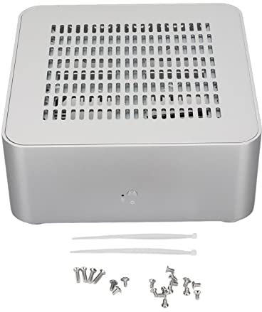 Beufee Caja Mini ITX, Caja Micro ATX, Caja MATX para PC, Caja Pequeña para PC, Caja para Computadora De Escritorio, Caja Mini HTPC para Computadora De Vídeo Doméstica
