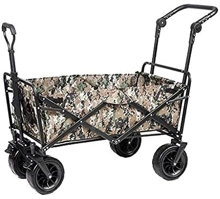 Bollerwagen Faltbar Strandwagen Faltbollerwagen Outdoor-Klappwagen, Zusammenklappbarer Campingwagen, 4-rädriger Gartenwagen, Tragbarer Angelwagen Für Picknick, Strand Transportwagen Handwagen(B)
