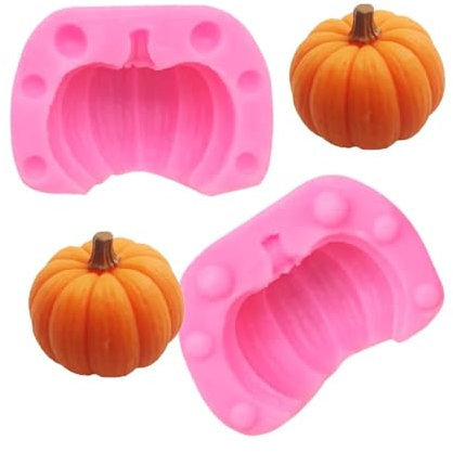 Epoxidharz-Formen, 4 x 5,8 x 2,3 cm, für Gemüse, Flüssigkeit, Halloween, künstlicher Kürbis, handgefertigte Seife, Schaumstoffform, Geburtstagsparty, Hochzeitswerkzeug