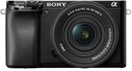 Sony ILCE6100KB Alpha 6100 Mirrorless 4K Video Camera with E PZ 16-50mm Lens - Black