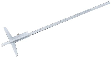 Giwnhvx Tiefenmesser, Messschieber, Metall-Messschieber, Holzbearbeitungswerkzeuge, Messwerkzeug, Stahllehre, Tiefenmessung, 300 mm