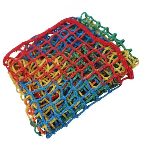 Generisch Kletternetz, Seilnetz für Spielplätze im Freien für Kinder, 1,2 x 8 m, Kletternetz für Spielbereiche, knotenfreies Polyester-Sportnetz, 4 cm Maschenweite, strapazierfähiges Seil-Kletternetz