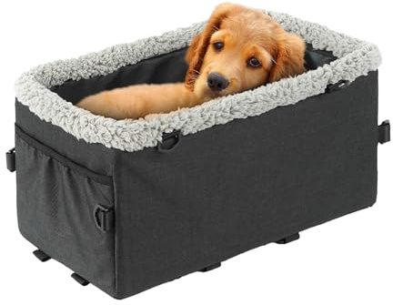 Hundbilstol, bilstol för hundar Avtagbar armstöd Pet Car Seat