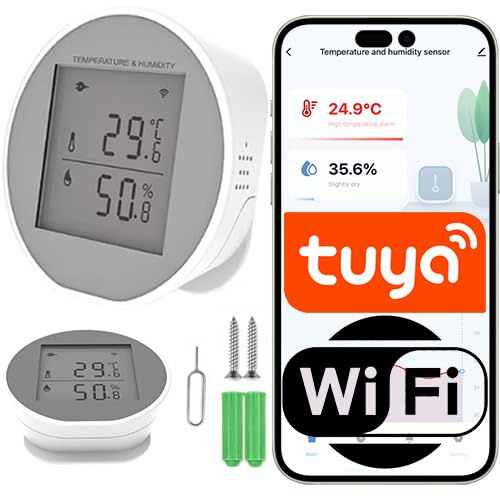 Sone Smart One WLAN Hygrometer Thermometer LCD Tuya USB-C Weiß