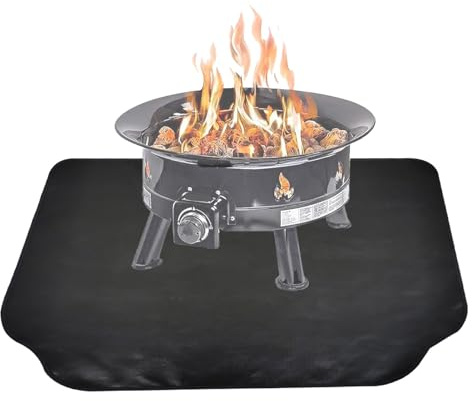 Tapis de cheminée Ignifuge - Protection de Sol Ignifuge - Tapis de sécurité résistant à la Chaleur pour cuisinière - Tapis de Protection Contre Les étincelles et Les étincelles pour cheminée, Zone de