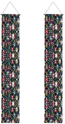 Women_S Schiaccianoci Balletto Natale Danza Natale Halloween Portico Banner Decorazione Porta Cartello Esterno Interno Vacanze Party Decor
