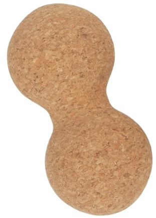 BAZEITFLOW Cork Peanut Massage Ball High-density Yoga Fitness Massager For Back Waist Neck Muscle Relief And Fatigue