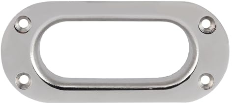 Guida cavo barca acciaio inox 316, fairlead passacavo nautico per imbarcazioni, peso 356g, finitura lucida - massima resistenza alla corrosione, facile installazione, ideale per