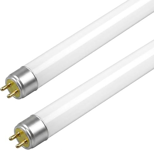 Fresilkora 2Stück 8W Leuchtstoffröhre 288mm,T5 Kaltweiß 4000K,G13-Sockel Röhrenlicht mit Geringem Energieverbrauch,CFL-Glühbirnen Kaltweiß,Energiesparlicht für den Notfall (T5-8W-4000K Kaltweiß)