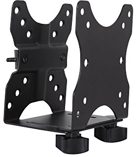 DIGITUS VESA-Adapter 75x75, 100x100 - PC-Halterung - Zur PC-Montage hinter dem Monitor - Tragkraft 5 kg - Schwarz