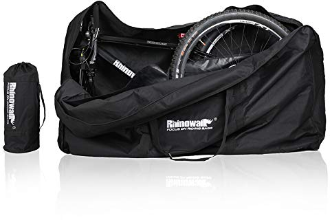 BAIGIO Fahrrad Transporttasche Wasserdicht Tragetasche Fahrrad Transport Abwahrungstasche für 26 Zoll Faltrad (Schwarz)