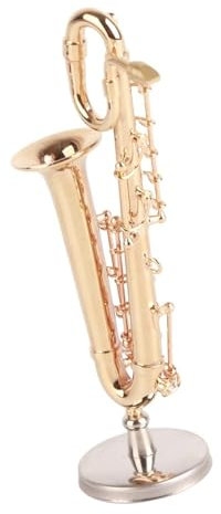 Miniatur Musikinstrument Modell Messing Miniatur Saxophon Replik Mini Saxophon Modell Musical Instrument Home Office Desktop Dekoration
