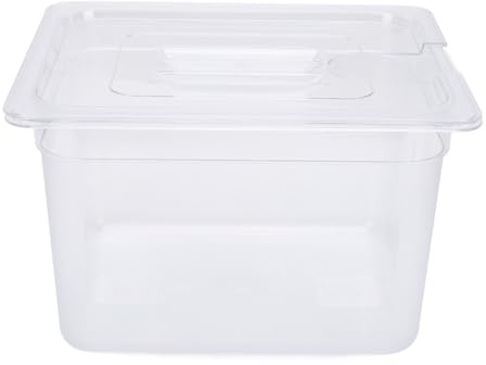 Slow Cooker Container with Lid, Plastic 12L, Large Food Storage for Slow Cooking - Premium Material, Spacious Design, for Family Meals