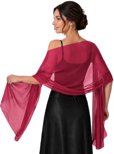 QBSM Damen Schals und Wrap, Hochzeitsfeier Schal Schal für Abendkleider