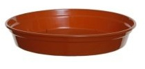 Elixir Gardens Terracotta Plant Pot Saucers | Plastic | 20cm (7-9inch) x 5