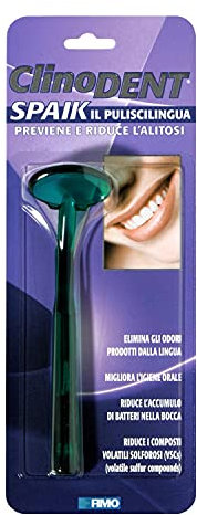 Clinodent SPAIK il Puliscilingua - Nettalingua Raschietto Lingua - Dispositivo medico
