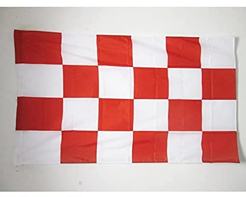 AZ FLAG - Flagge Provinz Noord-Brabant - 150x90 cm - Noordbrabant In Niederlande Fahne 90 x 150 Cm Scheide Für Mast - Flaggen