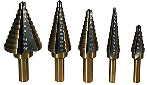 ATD Tools 9200 Step Drill Bit Set - 5 Piece
