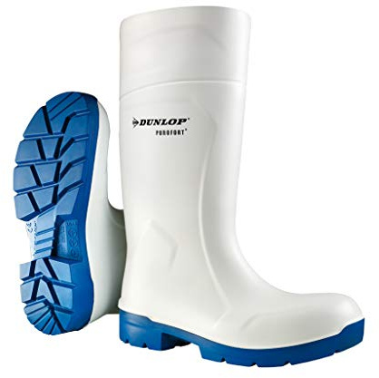 Dunlop Protective Footwear Purofort FoodPro MultiGrip safety unisex vuxna gummistövlar, vit 42 EU