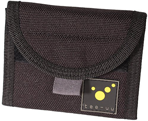 tee-uu Glove Handschuh-Holster | Aufbewahrung Infektions-Schutzhandschuhe | robuste Gürtelschlaufe | Zwei innenliegende Fächer | Grifflasche farblich abgesetzt | Rettungsdienst | Feuerwehr
