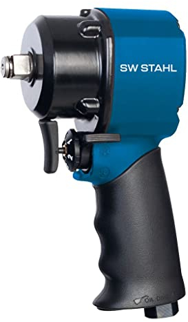 SW-Stahl S3249 Druckluft-Winkelschlagschrauber I Vierkant 1/2 Zoll I max. Lösedrehmoment 1172 Nm I Werkstatt Druckluftwerkzeug I extra kurz