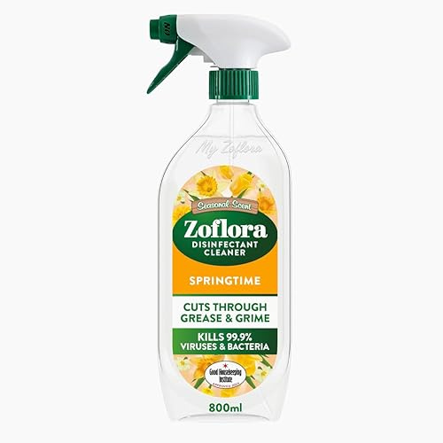 Zoflora Springtime Multipurpose Spray, Multipurpose Cleaner, Antibacterial and Multi-Surface, Pet Safe Disinfectant, Kills 99.9 Percent Of Bacteria and Viruses, 1 X 800 ml