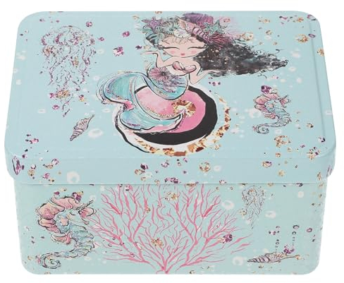 Keksdose Metalldose mit Deckel: Metall Gebäckdosen Vintage Blechdose Vorratsdose Teedose Aufbewahrungsdose für Süßigkeiten Schmuck