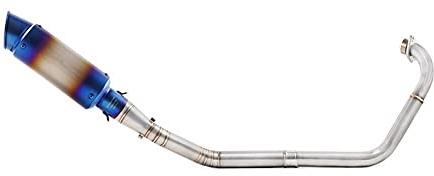 D'échappement Tuyau Silencieux Système D' échappement Complet De Moto sans Lacet Modifié pour Yamaha pour YZF- R15 pour R125 pour MT125 pour MT- 15 pour MT 15 125 2008-2017 Pot D'échappement