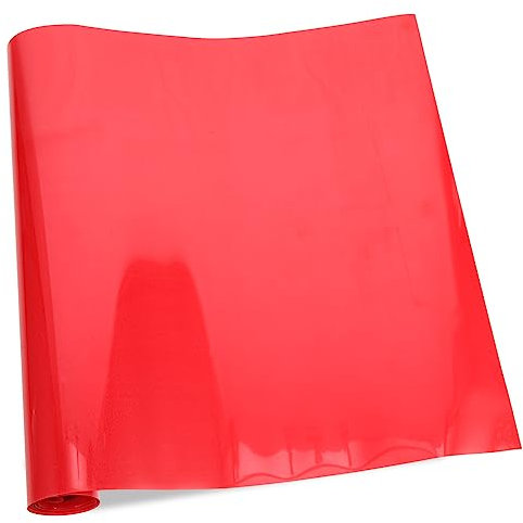 SHINEOFI 1 Blatt Blätter Thermotransfer-Schriftzugfolie rotes Zubehör Professionelles Wärmeübertragungsvinyl Wärmeübertragungsfolie selber machen Transfer-Vinyl-Zubehör Pu