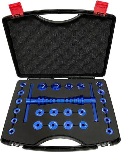 Hanlintk Fahrradlager-Press-Set, Drift-Bike-Werkzeug-Set für Räder/Nabe, BB-Achsen-Installation, universelles Reparaturset