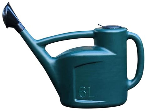 LOVIVER Annaffiatoio da Giardino con beccuccio Lungo, annaffiatoio per Piante con Manico, Grande capacità per Piante da Interno ed Esterno per Piante da, 6 Litri