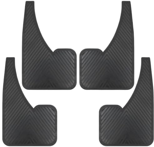 Parafanghi per auto 4 X Paraspruzzi Anteriori Posteriori 5mm Gomma Paraspruzzi Parafango Anteriore Posteriore Per Transporter T4 T5 T6 Multivan Caravelle Camper Camper Paraspruzzi